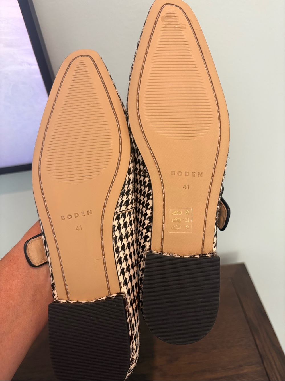Boden shoes NEW 41 US 9.5 Vic Chisel Mary jane leather, gorgeous - Picture 9 of 10